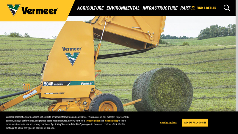 Vermeer Round Balers for Hay and Silage