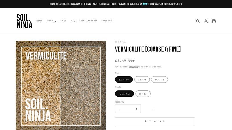 Vermiculite [Coarse & Fine]