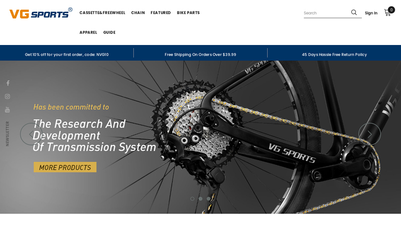 VG Sports Bicycle Parts For Sale