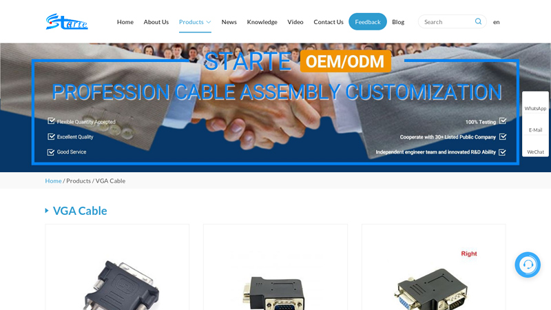 VGA Cable Suppliers & Manufacturers & Factory