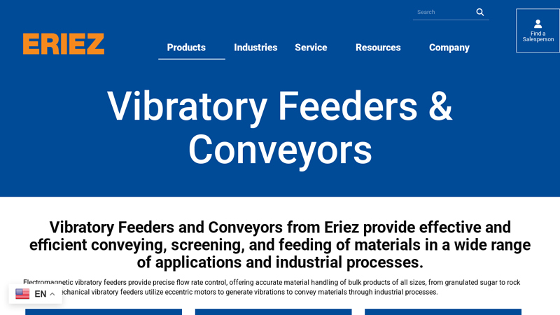 Vibratory Feeders & Conveyors