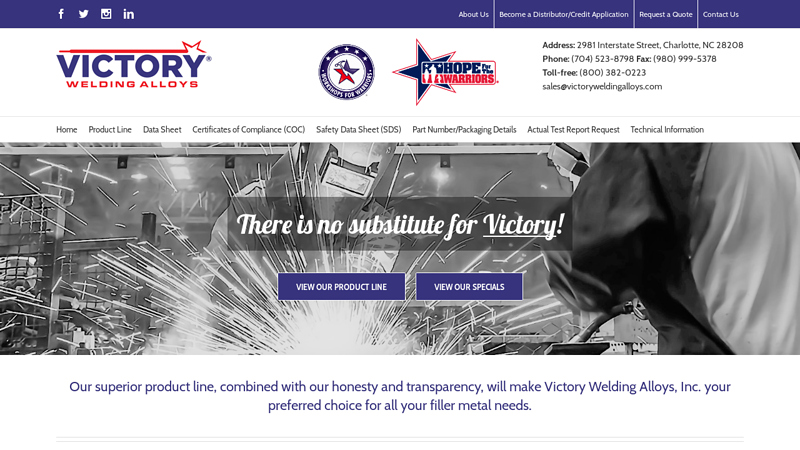 Victory Welding Alloys*