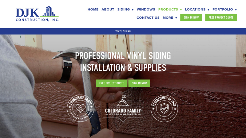Vinyl Siding Installation in Denver & CO