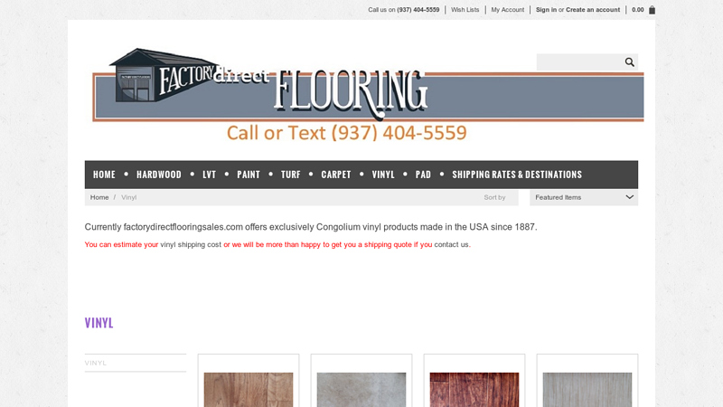 Vinyl, Subflooring at wholesale prices