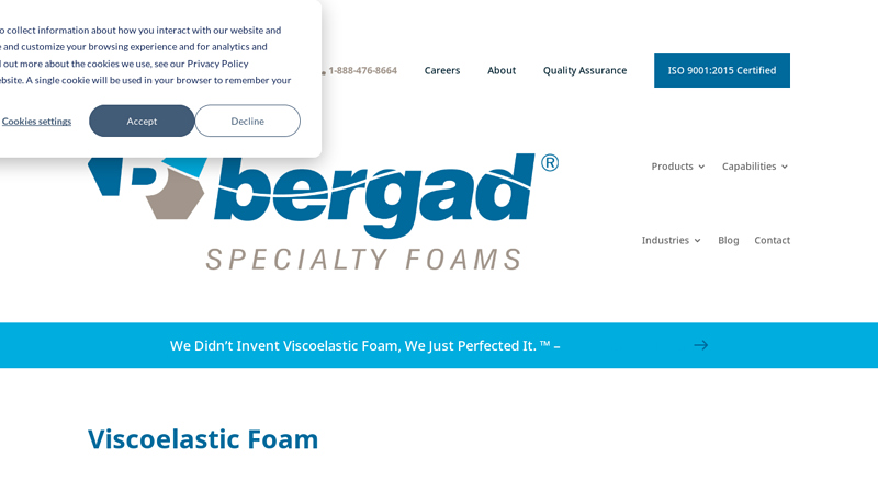 Viscoelastic Polyurethane Foam