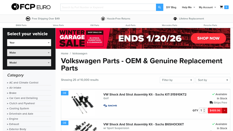 Volkswagen Parts