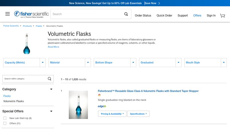 Volumetric Flasks