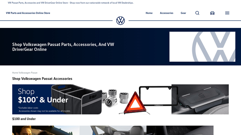 VW Passat Parts, Accessories and VW DriverGear Online Store