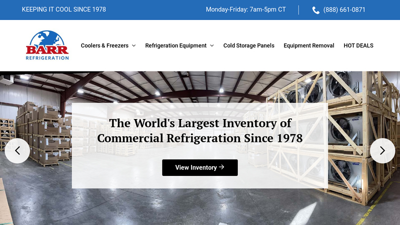 Walk in Coolers and Freezers by Barr Refrigeration