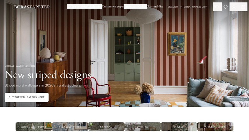 Wallpapers made in Sweden since 1905