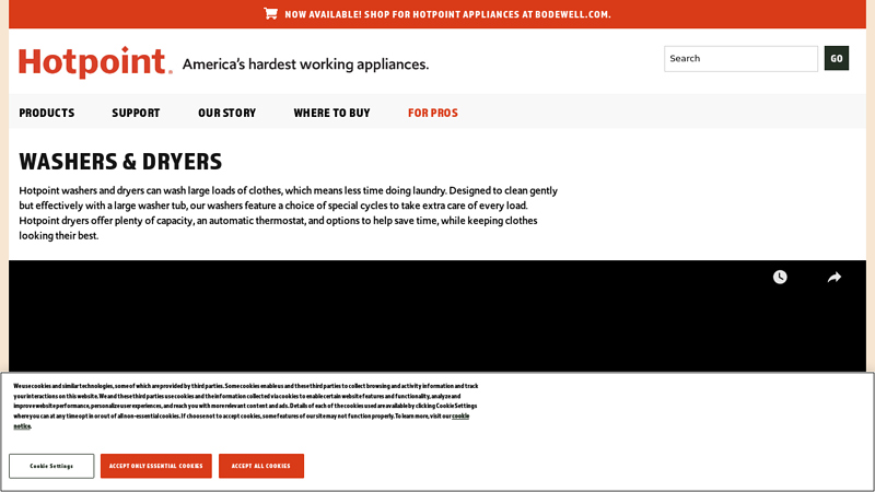 Washer, Dryer, and Laundry