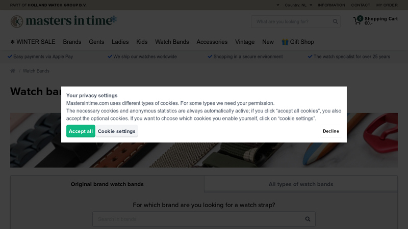 Watch Bands • Official dealer