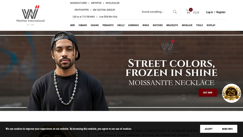 Watches International, LLC: Wholesale Hip Hop Jewelry