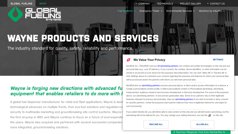 Wayne Products & Service