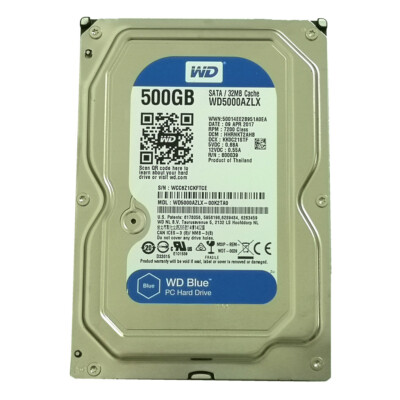 WD Blue WD5000AZLX 500 GB 32/7200