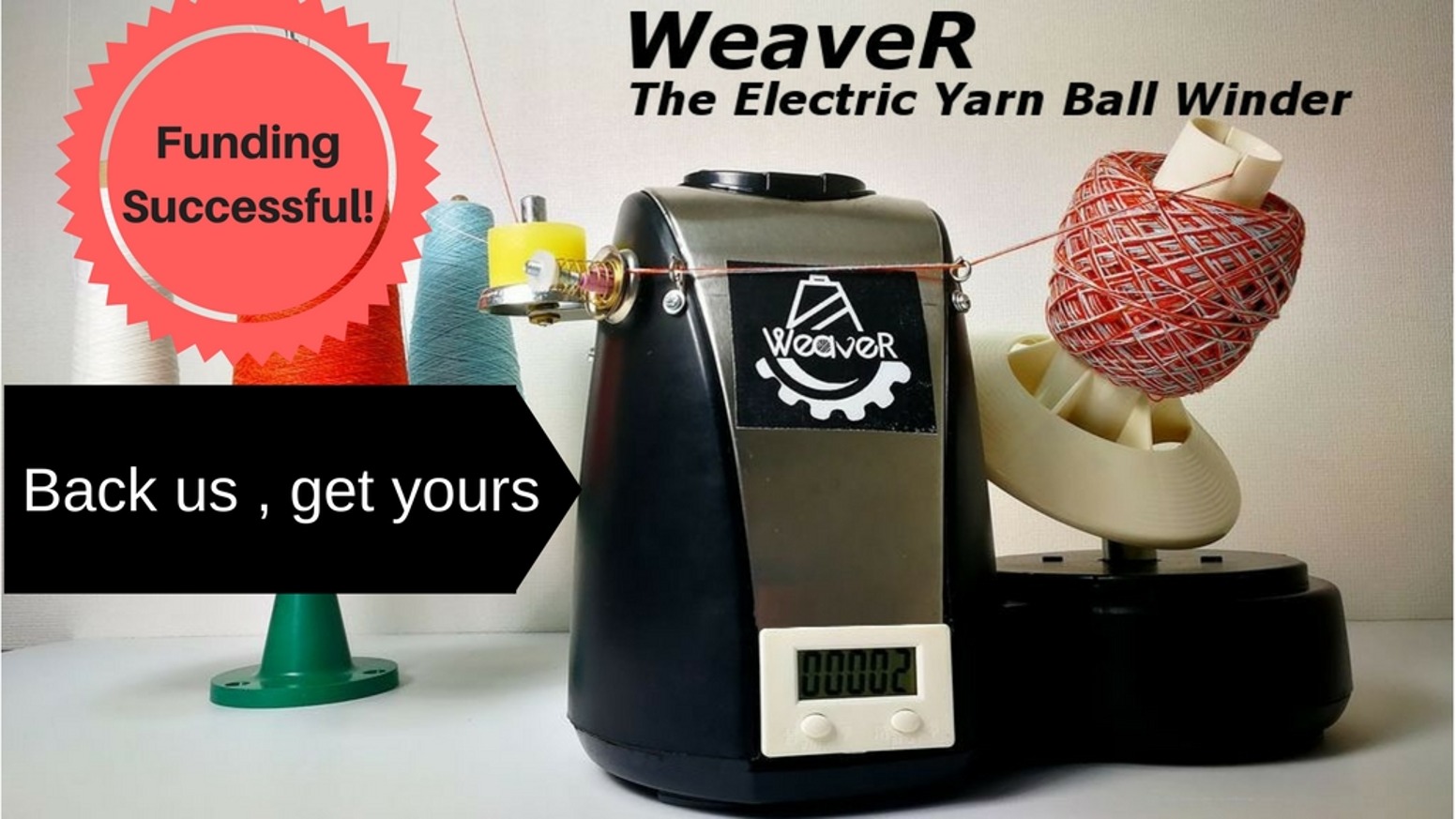 WeaveR The Electric yarn ball winder by Choi Sunny