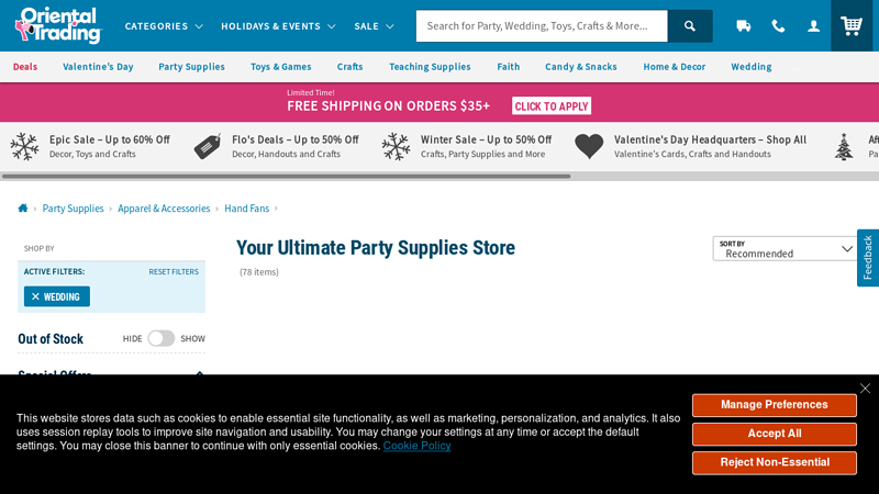 Wedding Fans for Guests: Bulk & Personalized