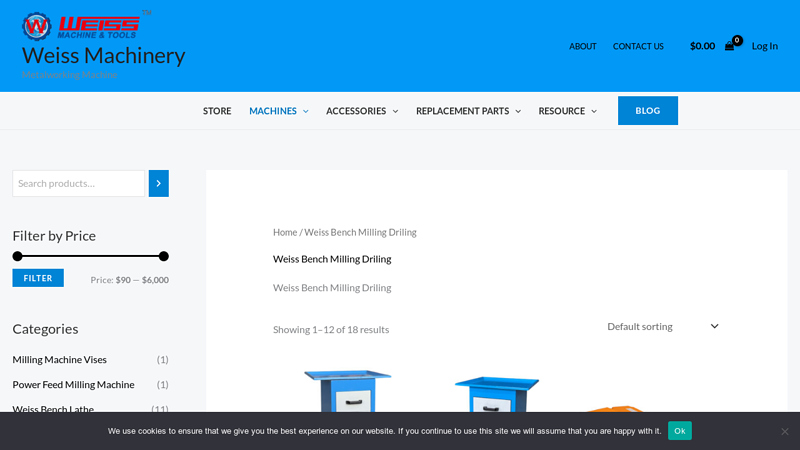 Weiss Bench Milling Driling
