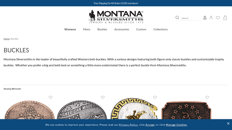 Western Belt Buckles