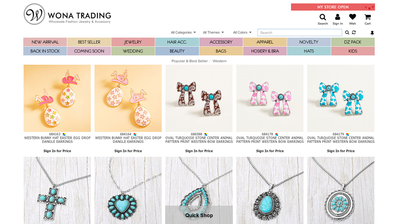 Western Items Costume & Fashion Jewelry