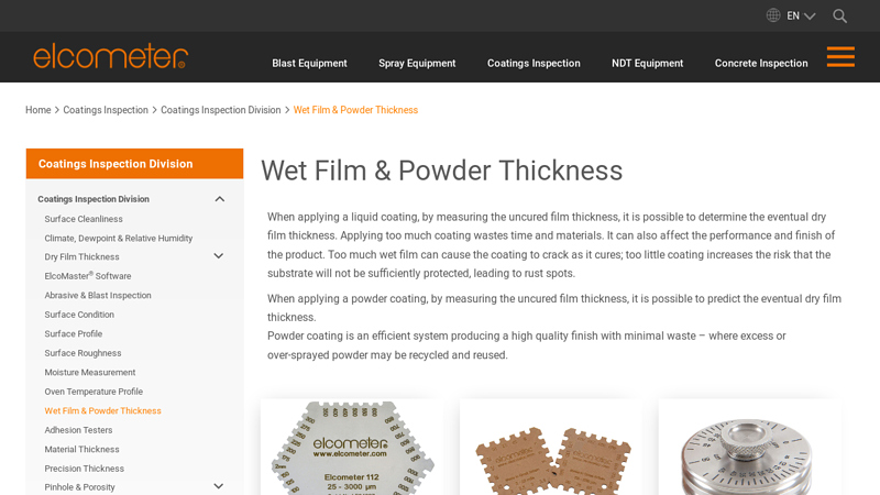 Wet Film & Powder Thickness