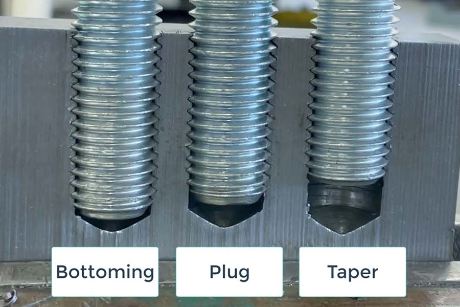 What is a bottoming tap?