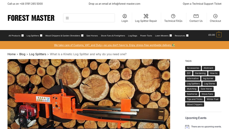 What Is A Kinetic Log Splitter And Why Do You Need One?