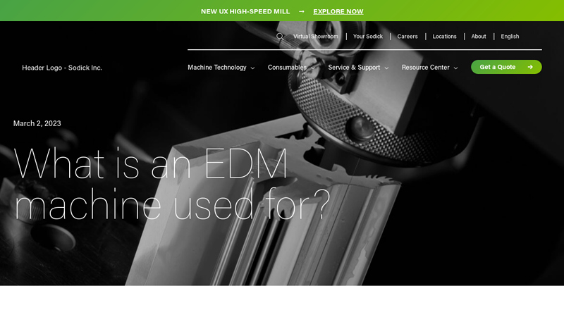 What Is An EDM Machine Used For?