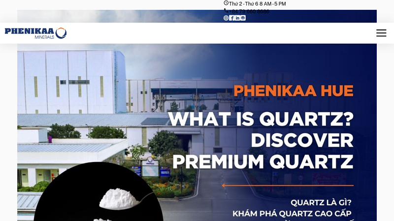 What is Quartz? Discover premium quartz from Phenikaa Hue