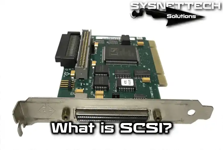 What is the SCSI connector?