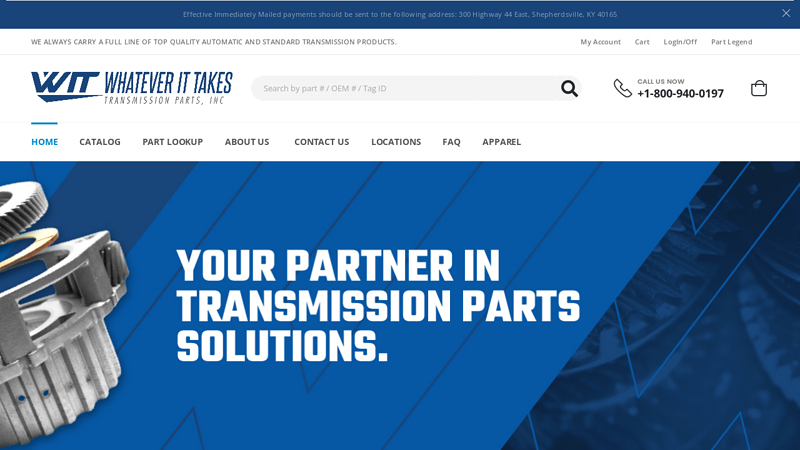Whatever It Takes Transmission Parts