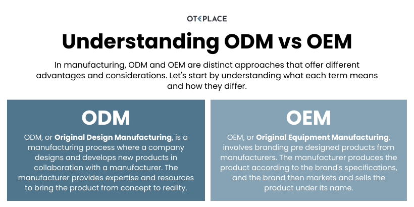 What's the Difference Between ODM and OEM Manufacturing Models?