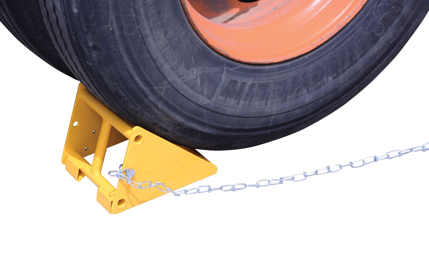 Wheel Chocks and Chains for Vehicles and Pallet Trucks