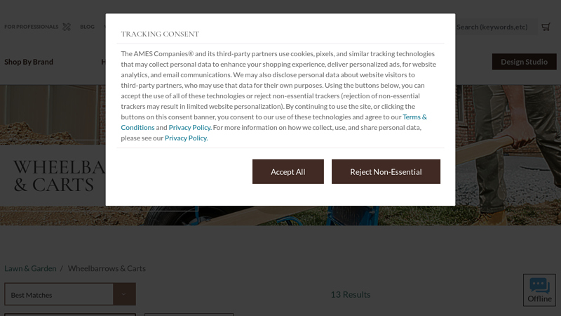 Wheelbarrows & Carts