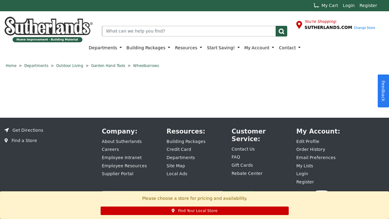 Wheelbarrows & Replacement Parts