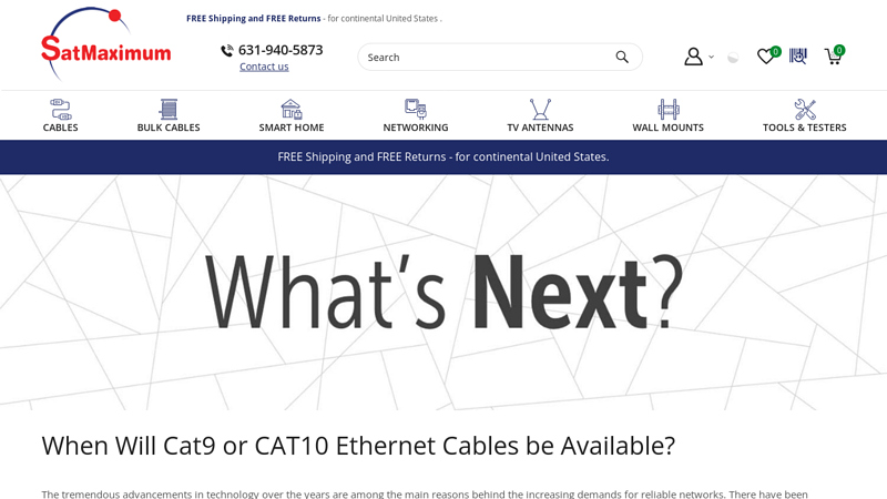 When Will Cat9 or CAT10 Ethernet Cables be Available?