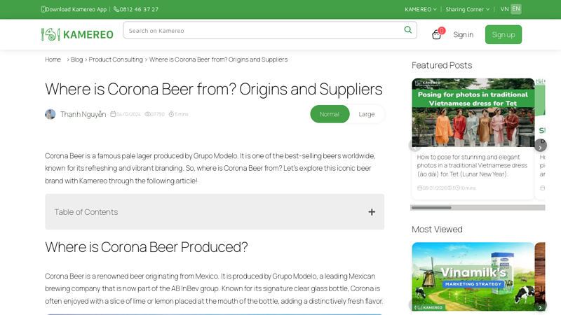 Where is Corona Beer from? Origins and Suppliers