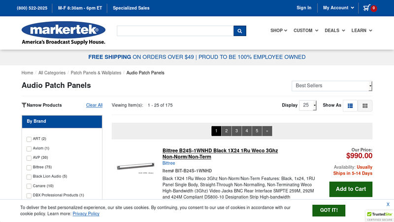 Where to Buy XLR Patch Panel