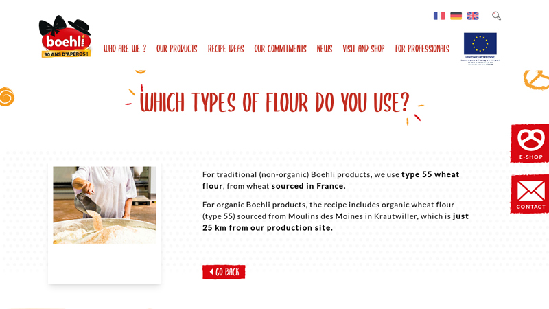 Which types of flour do you use?