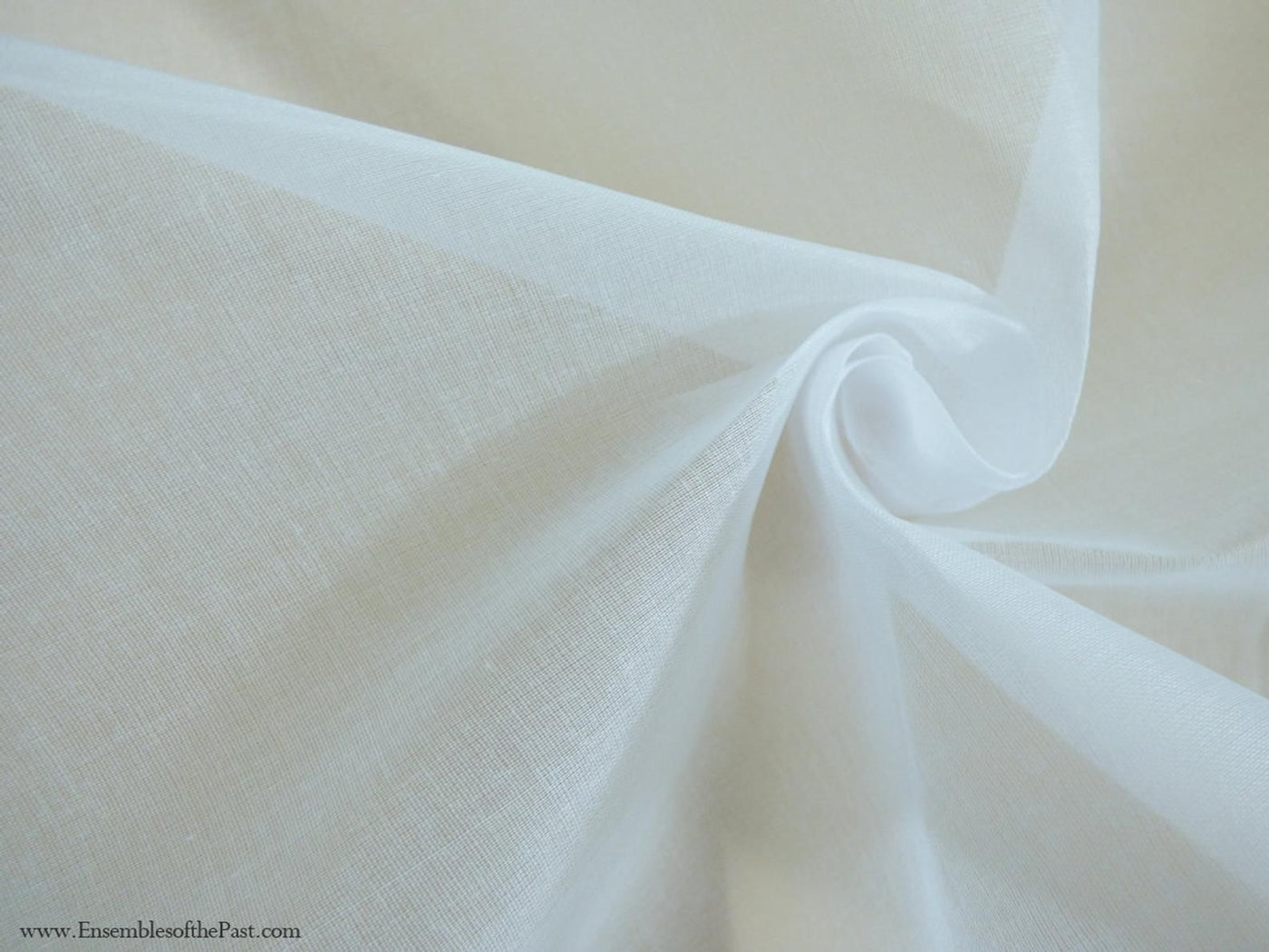 White Cotton Organdy Fabric