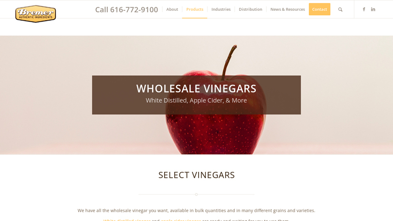 White Distilled & Apple Cider Wholesale Vinegar