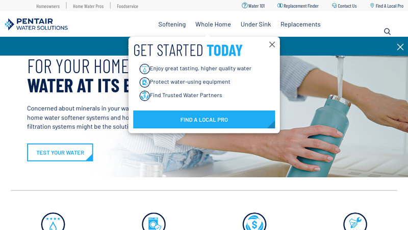 Whole House Water Filtration & Softening