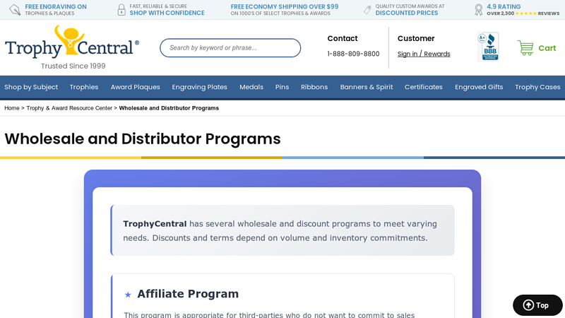 Wholesale and Distributor Programs