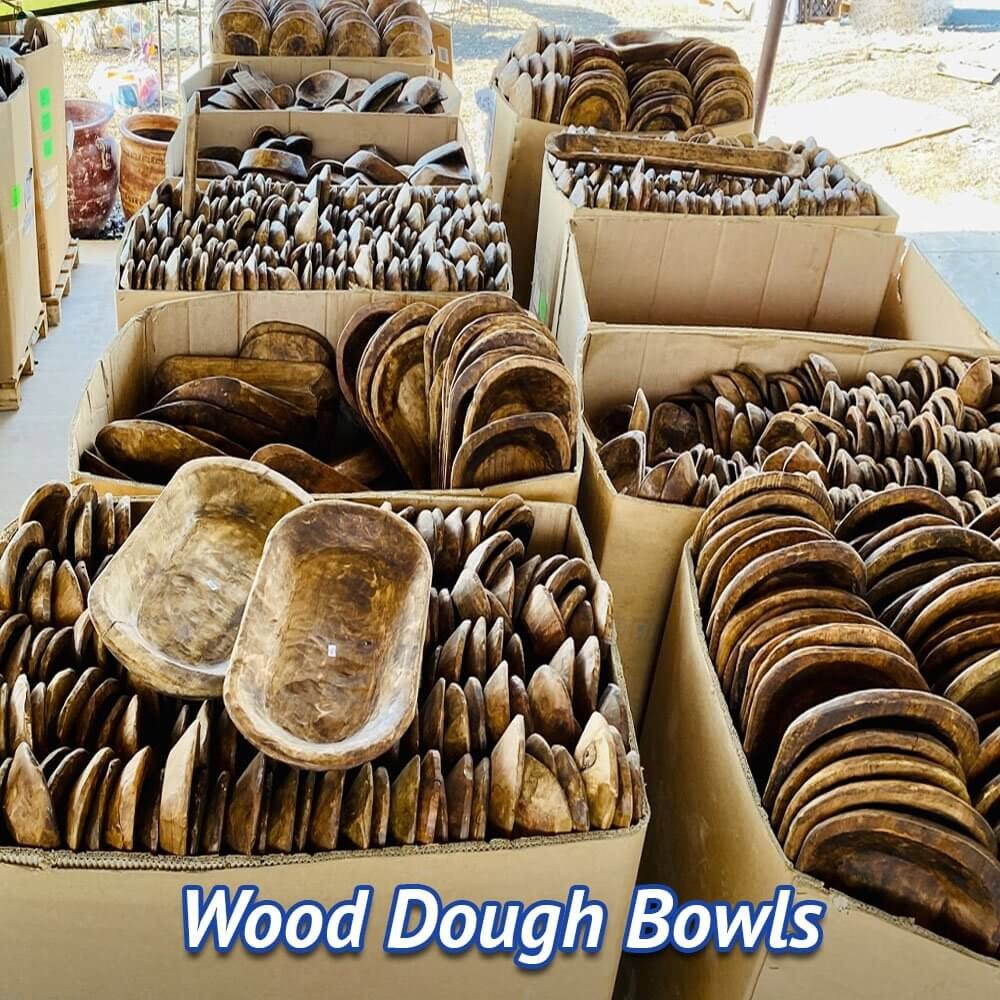 Wholesale Antique Wooden Dough Bowls