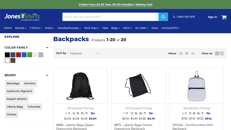 Wholesale Backpacks from Leading Brands