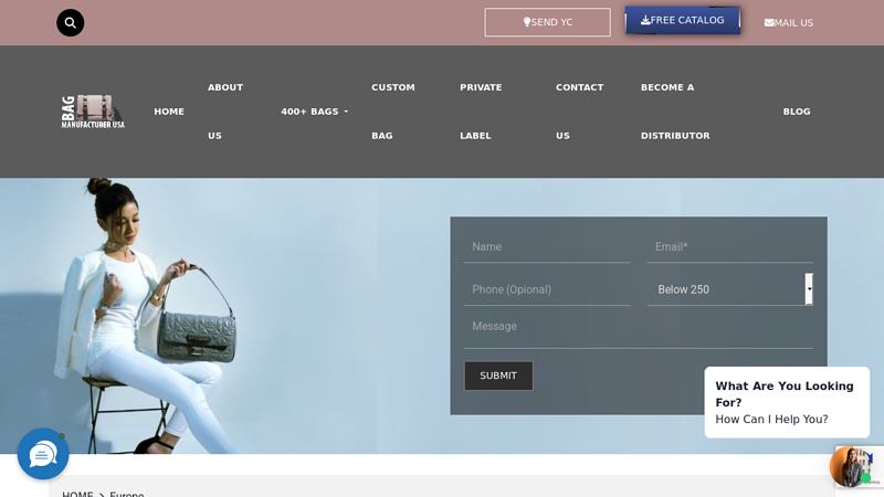 Wholesale Bag Manufacturer And Bulk Bags Supplier In Europe