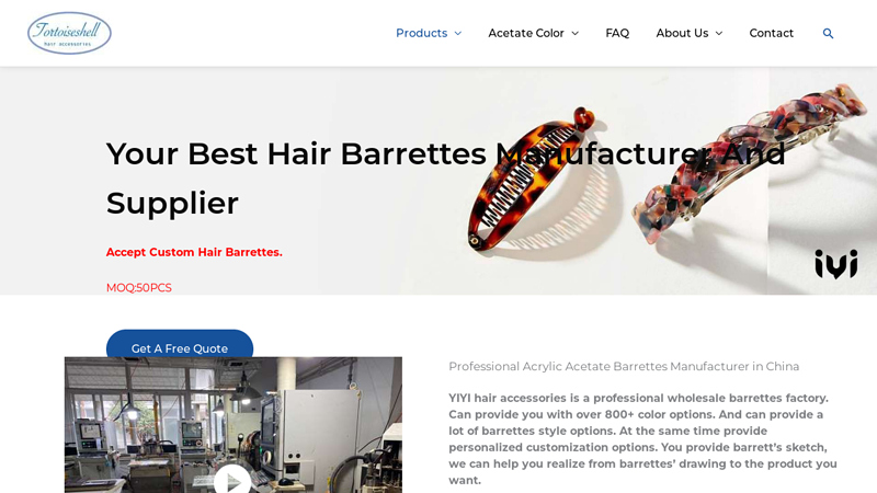 Wholesale Barrettes Manufacturer