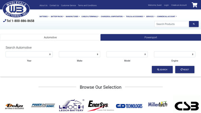 Wholesale Batteries, Inc.