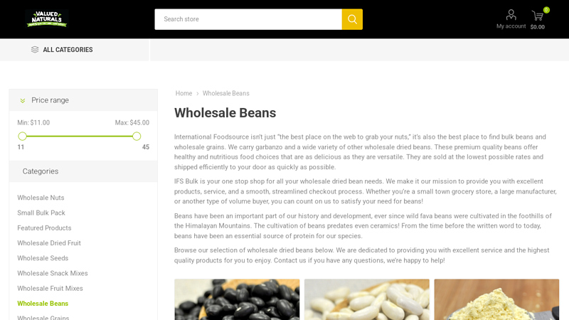 Wholesale Beans