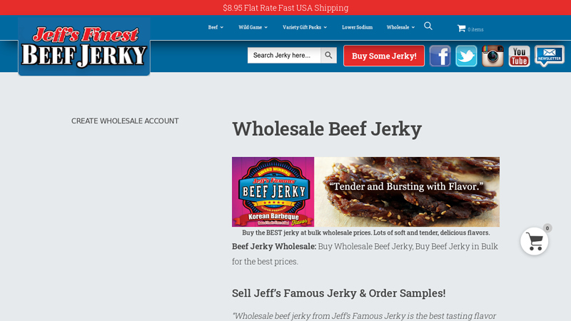 Wholesale Beef Jerky